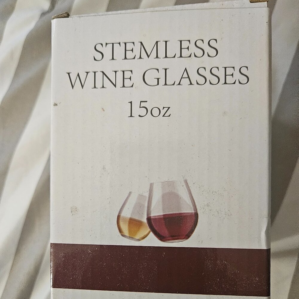 15oz Stemless Wine Glasses